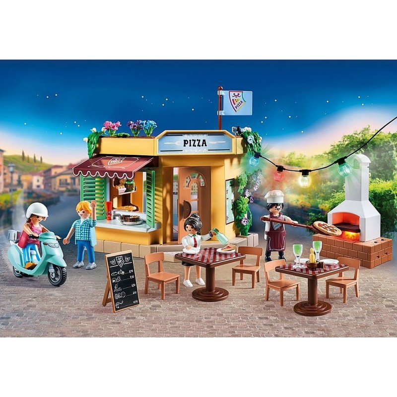 Playmobil Pizzeria mit Gartenrestaurant