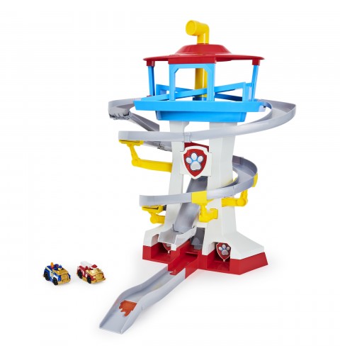 PAW Patrol PATRULLA CANINA - CENTRO DE MANDO PATRULLA CANINA + 2 Coches Exclusivos Chase y Marshall - Patrulla Canina True