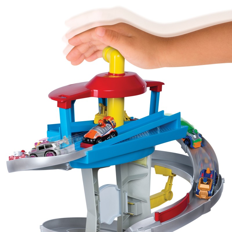 PAW Patrol PATRULLA CANINA - CENTRO DE MANDO PATRULLA CANINA + 2 Coches Exclusivos Chase y Marshall - Patrulla Canina True