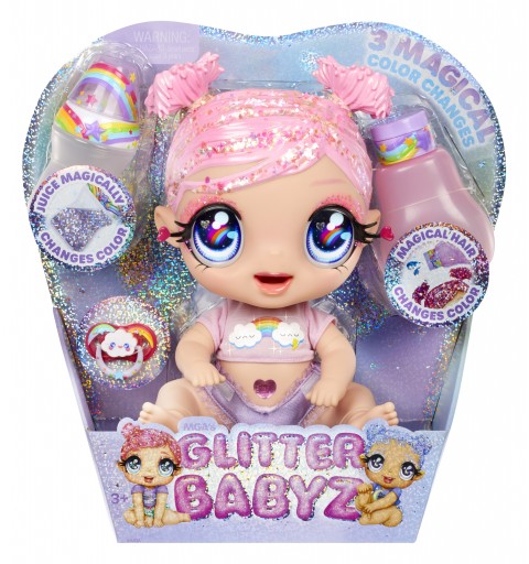 Glitter Babyz Doll Series 2- Dreamia Stardust (Pink Rainbow)