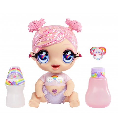 Glitter Babyz Doll Series 2- Dreamia Stardust (Pink Rainbow)