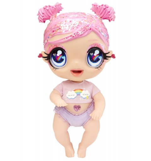 Glitter Babyz Doll Series 2- Dreamia Stardust (Pink Rainbow)