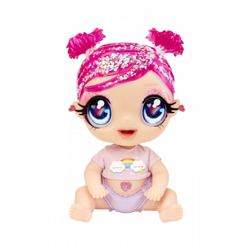 Glitter Babyz Doll Series 2- Dreamia Stardust (Pink Rainbow)