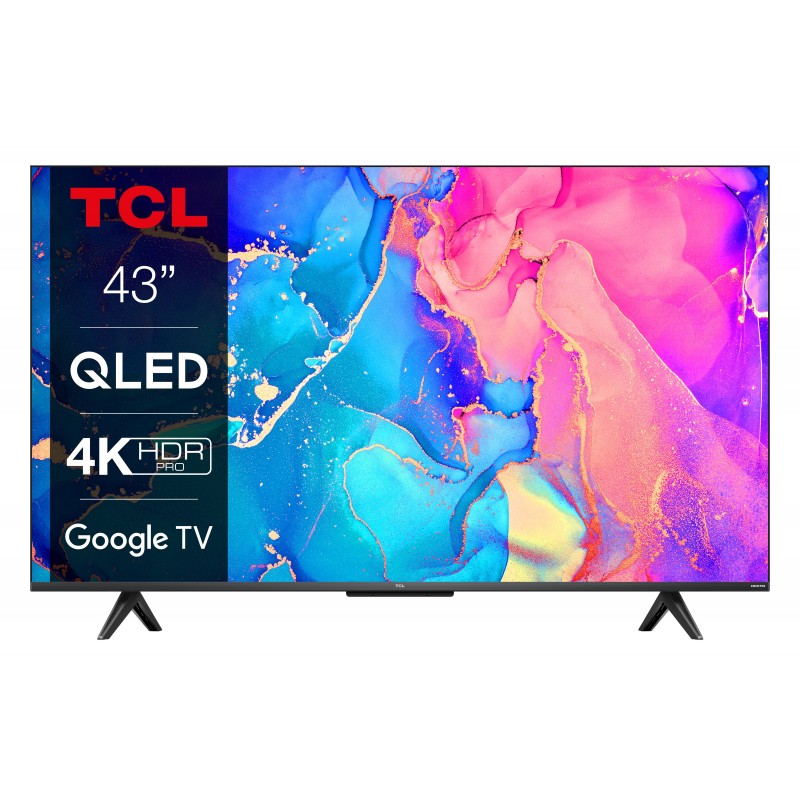 TCL C635 109.2 cm (43") 4K Ultra HD Smart TV Wi-Fi Black