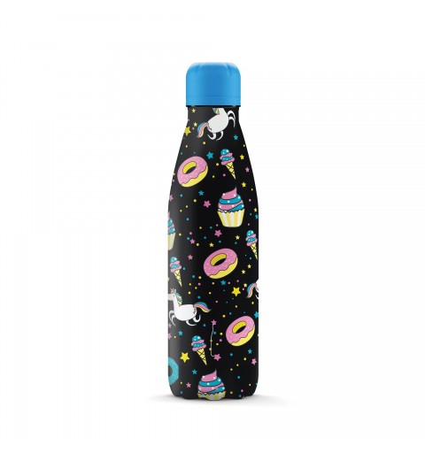 The Steel Bottle Unicorn Uso diario 500 ml Acero inoxidable Multicolor