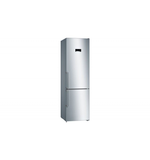 Bosch Serie 4 KGN39XIDP frigorifero con congelatore Libera installazione 368 L D Acciaio inossidabile