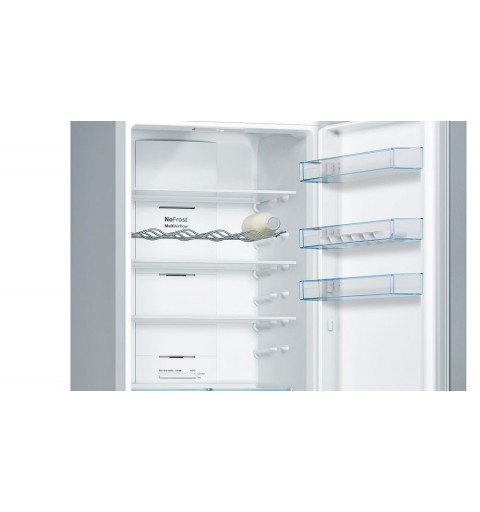 Bosch Serie 4 KGN39XIDP Kühl- und Gefrierkombination Freistehend 368 l D Edelstahl