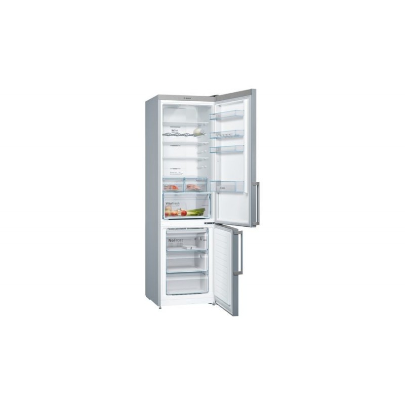 Bosch Serie 4 KGN39XIDP Kühl- und Gefrierkombination Freistehend 368 l D Edelstahl