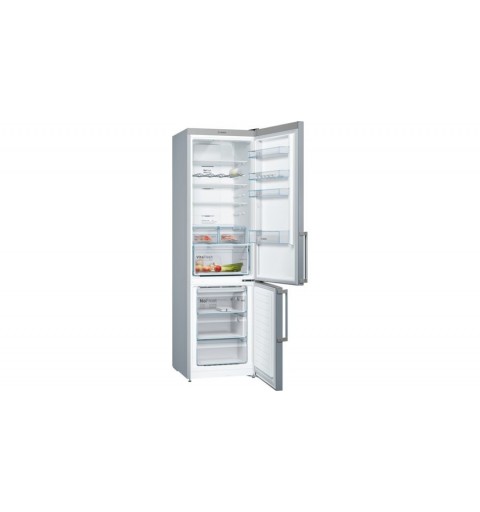 Bosch Serie 4 KGN39XIDP Kühl- und Gefrierkombination Freistehend 368 l D Edelstahl