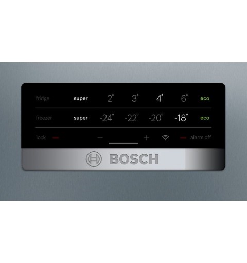 Bosch Serie 4 KGN39XIDP frigorifero con congelatore Libera installazione 368 L D Acciaio inossidabile