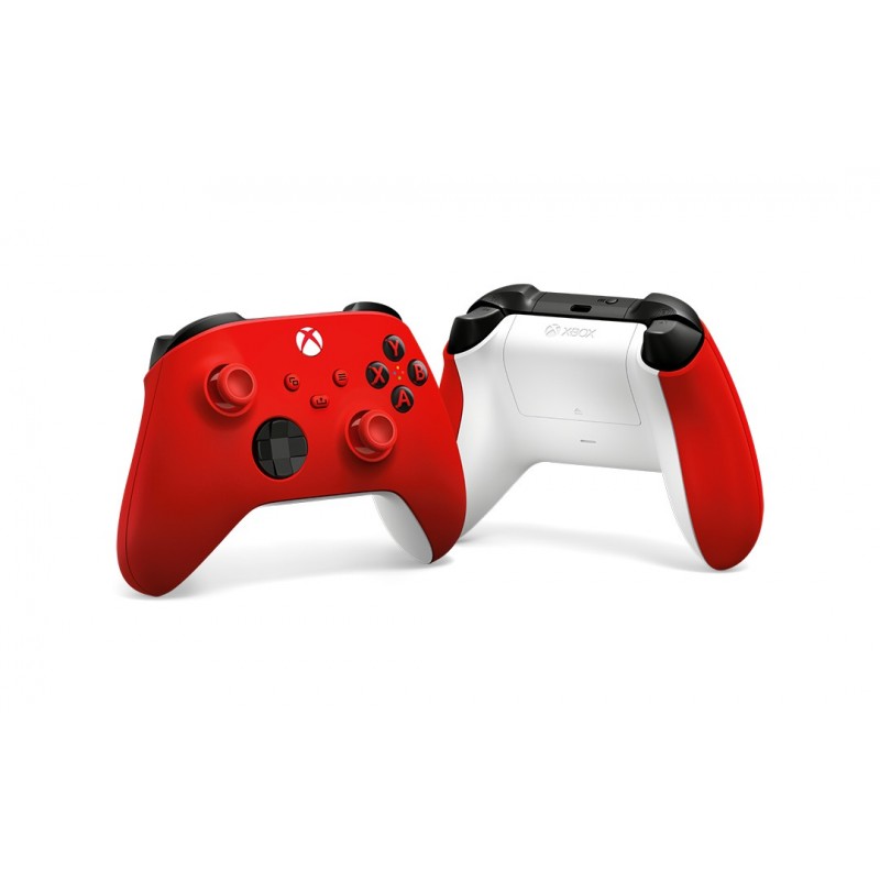 Microsoft Pulse Red Rosso Bluetooth USB Gamepad Analogico Digitale Xbox, Xbox One, Xbox Series S, Xbox Series X