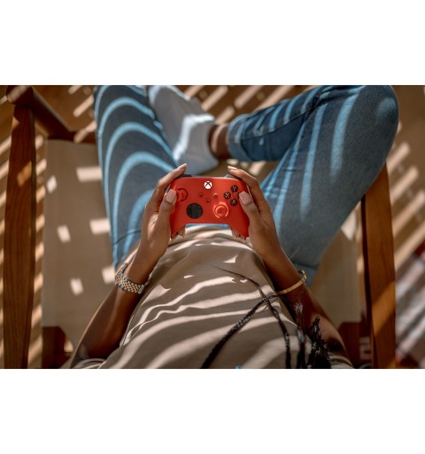 Microsoft Pulse Red Rot Bluetooth USB Gamepad Analog Digital Xbox, Xbox One, Xbox Series S, Xbox Series X
