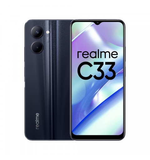 realme C33 16,5 cm (6.5") Double SIM Android 12 4G Micro-USB 4 Go 64 Go 5000 mAh Noir
