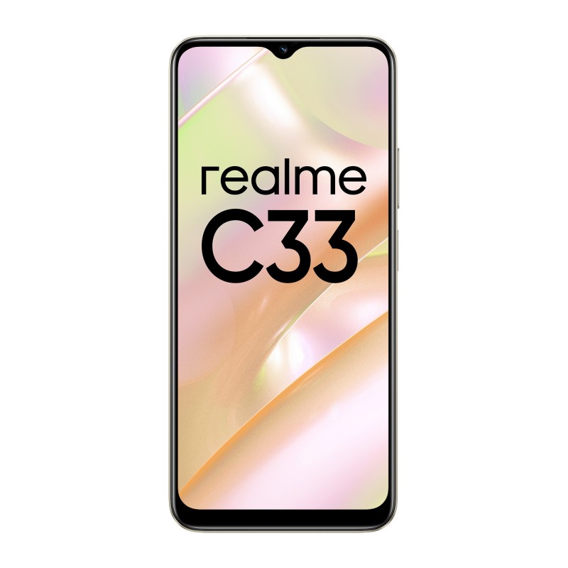 realme C33 16,5 cm (6.5") Double SIM Android 12 4G Micro-USB 4 Go 64 Go 5000 mAh Or