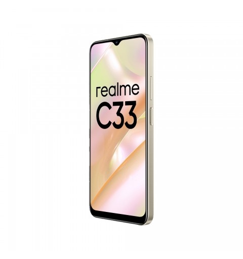 realme C33 16,5 cm (6.5") Double SIM Android 12 4G Micro-USB 4 Go 64 Go 5000 mAh Or