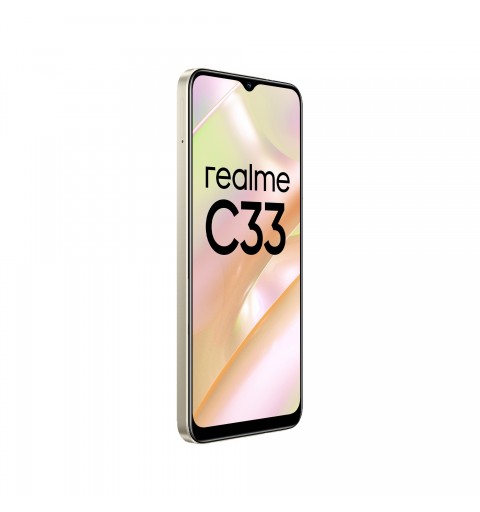 realme C33 16,5 cm (6.5") Double SIM Android 12 4G Micro-USB 4 Go 64 Go 5000 mAh Or