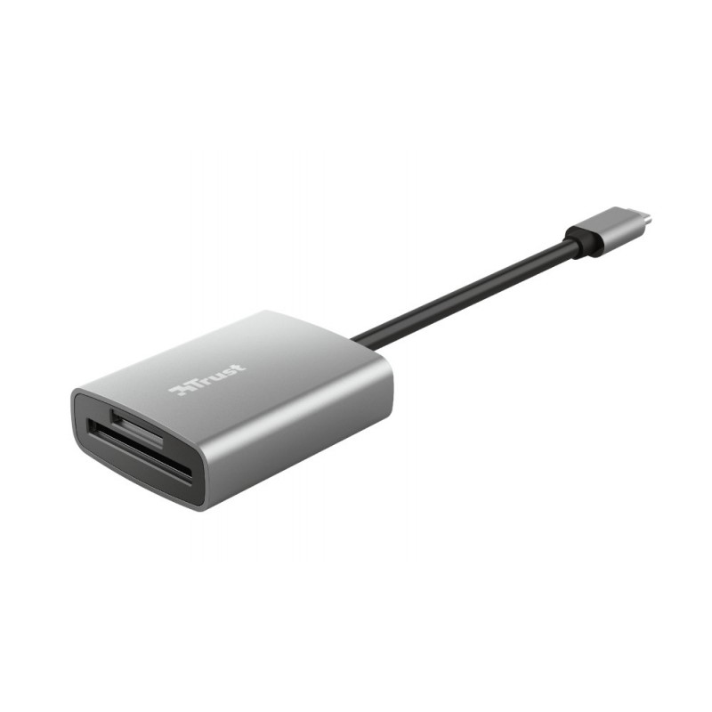 Trust 24136 Kartenleser USB 3.2 Gen 1 (3.1 Gen 1) Type-C Aluminium