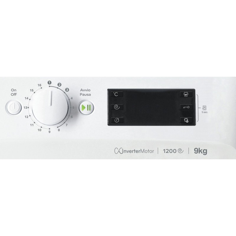 Indesit MTWE 91285 W IT lavadora Carga frontal 9 kg 1200 RPM B Blanco