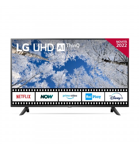 LG UHD 43UQ70006LB 109.2 cm (43") 4K Ultra HD Smart TV Wi-Fi Black