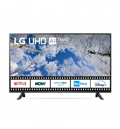 LG UHD 43UQ70006LB 109.2 cm (43") 4K Ultra HD Smart TV Wi-Fi Black