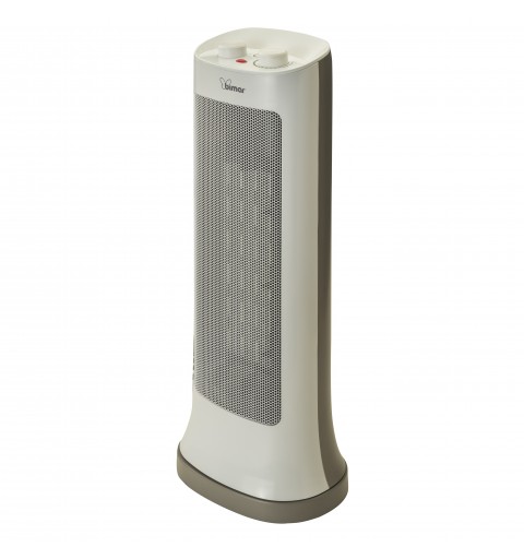 Bimar HP110 appareil de chauffage Intérieure Gris, Blanc 2000 W Chauffage de ventilateur électrique