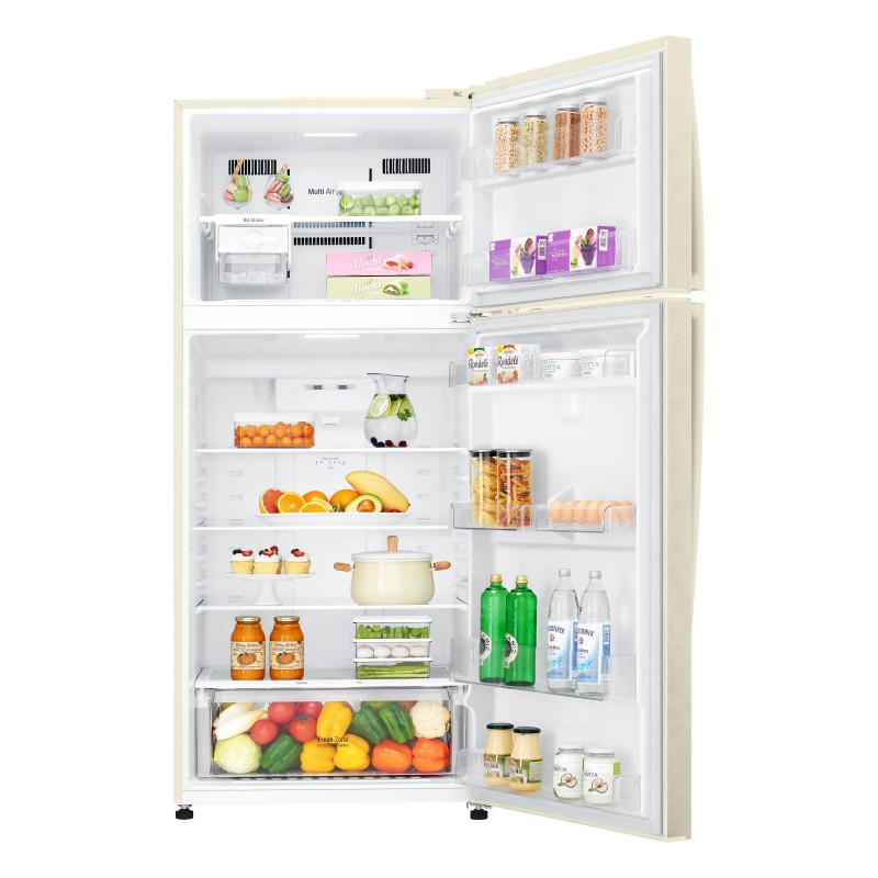 LG GTB744SECV Kühl- und Gefrierkombination Freistehend 509 l F Beige, Sand