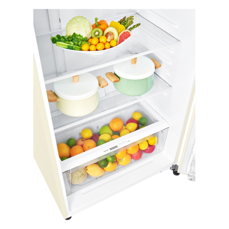 LG GTB744SECV Kühl- und Gefrierkombination Freistehend 509 l F Beige, Sand