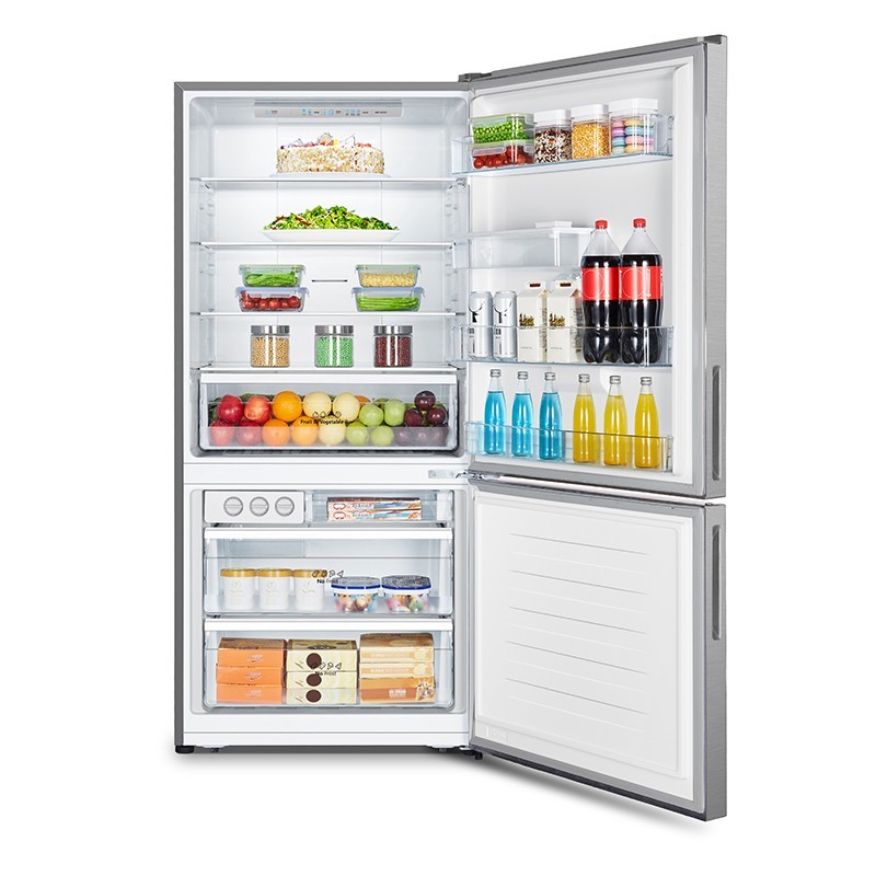 Hisense RB605N4WC2 fridge-freezer Freestanding 463 L Stainless steel