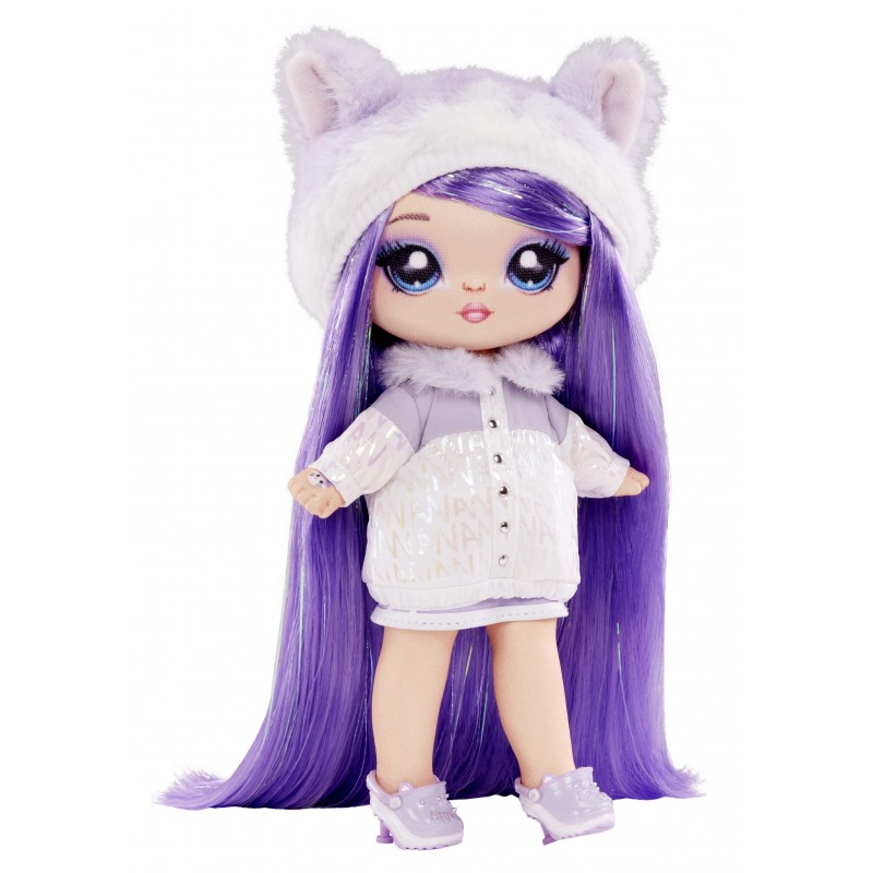 Na! Na! Na! Surprise 3-in-1 Backpack Bedroom Series 3 Playset- Lavender Kitty