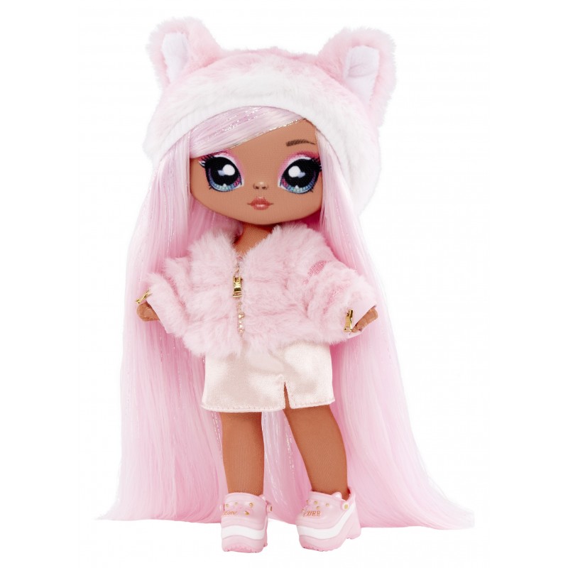 Na! Na! Na! Surprise 3-in-1 Backpack Bedroom Series 3 Playset- Pink Kitty