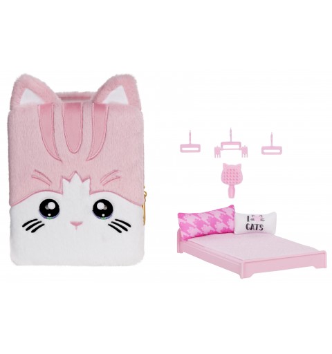 Na! Na! Na! Surprise 3-in-1 Backpack Bedroom Series 3 Playset- Pink Kitty