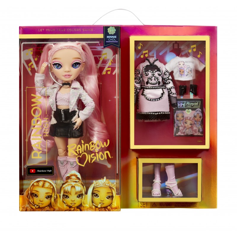 MGA Entertainment Rainbow Vision Rainbow High - Minnie Choi (Pink Lavender)