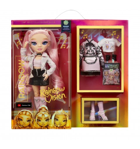 MGA Entertainment Rainbow Vision Rainbow High - Minnie Choi (Pink Lavender)