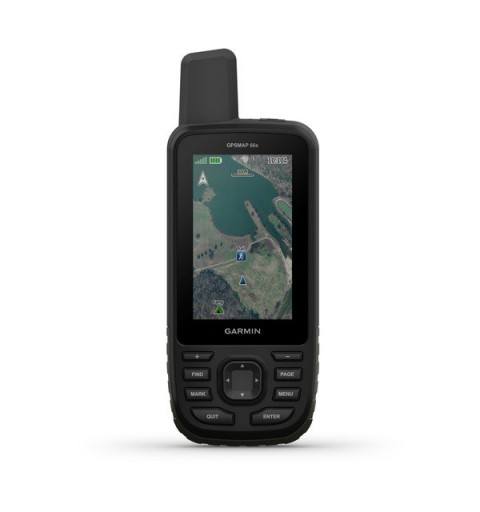Garmin GPSMAP 66s navigateur À la main 7,62 cm (3") TFT 230 g Noir