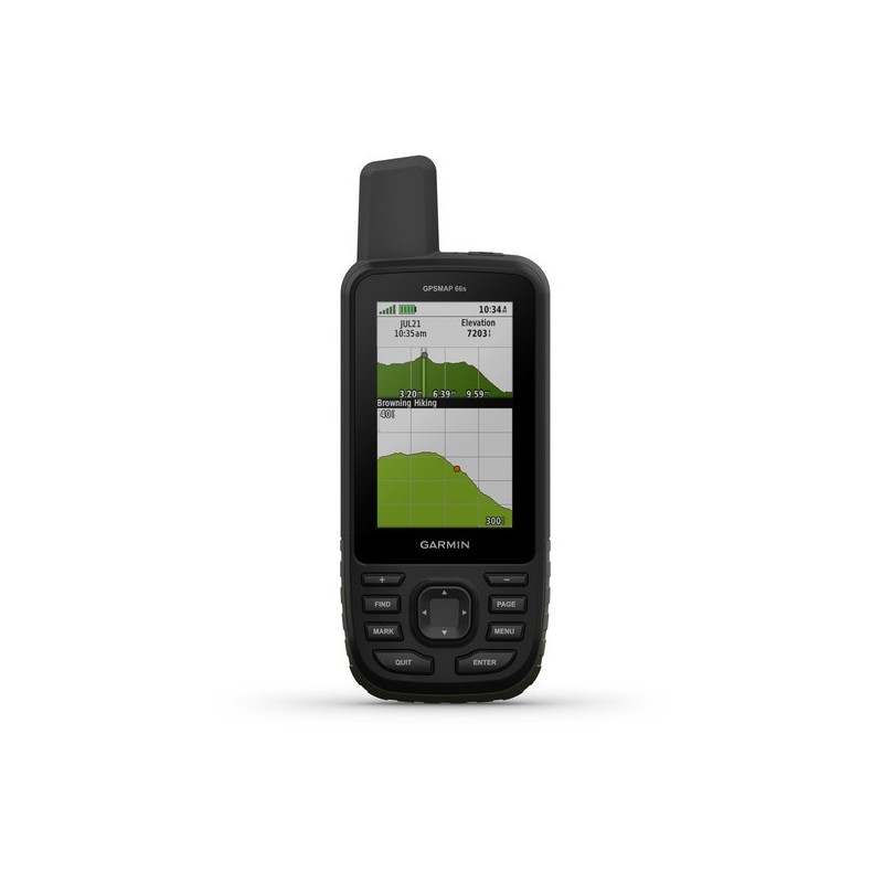 Garmin GPSMAP 66s navigateur À la main 7,62 cm (3") TFT 230 g Noir