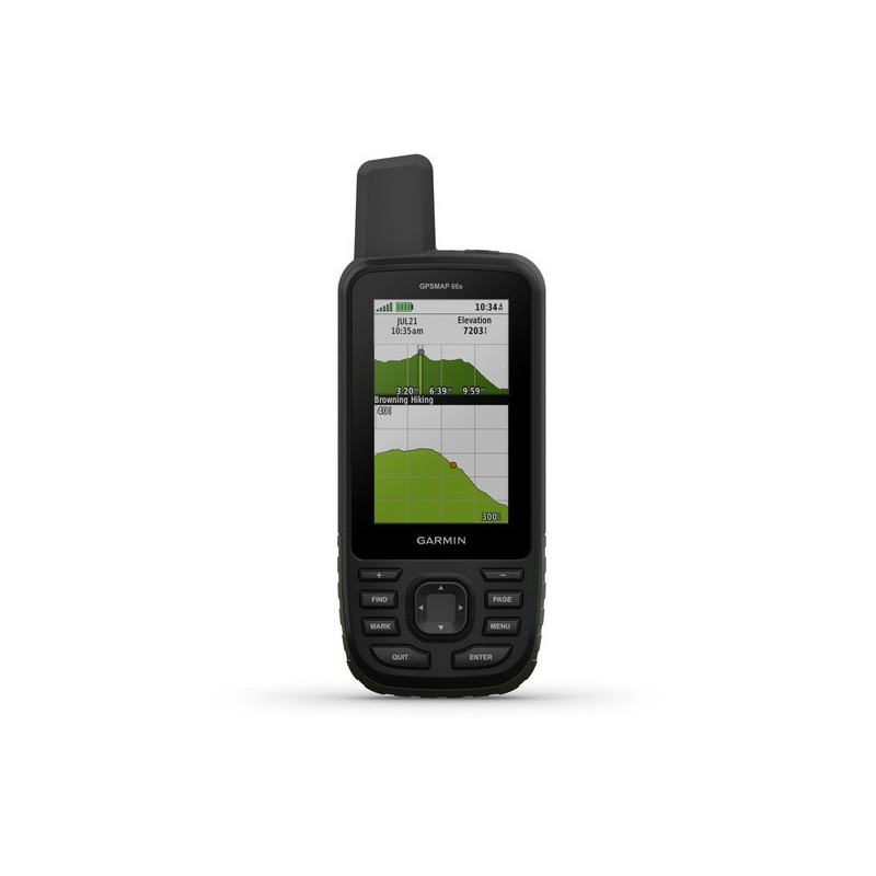 Garmin GPSMAP 66s Navigationssystem Handgeführt 7,62 cm (3 Zoll) TFT 230 g Schwarz