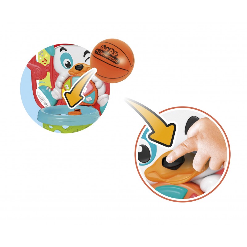 Clementoni 17437 juego y juguete de habilidad activo Baloncesto