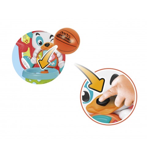 Clementoni 17437 juego y juguete de habilidad activo Baloncesto