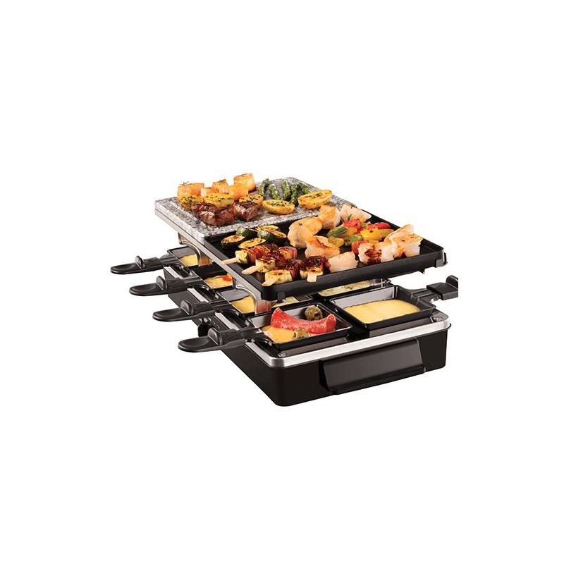 Russell Hobbs Multi Raclette 3 in 1 8 person(s) 1400 W Black