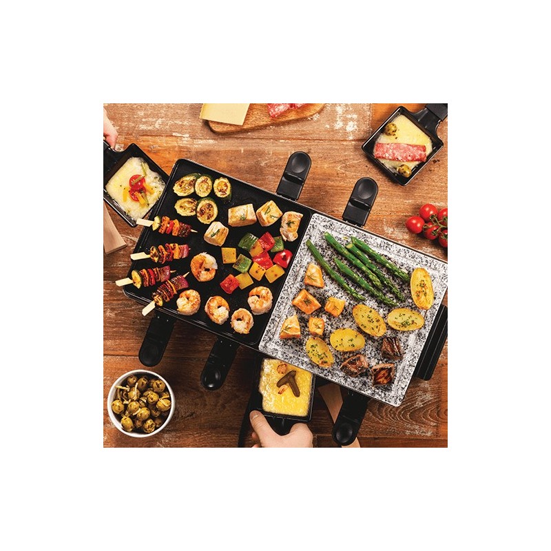 Russell Hobbs Multi Raclette 3 in 1 8 Person(en) 1400 W Schwarz