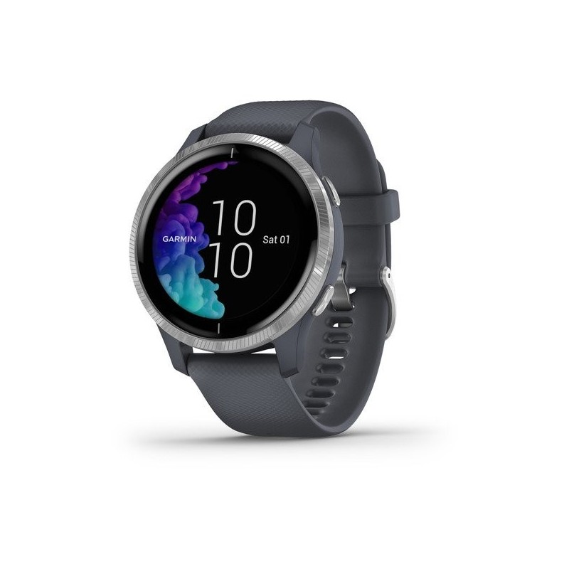 Garmin Venu AMOLED Plata GPS (satélite)