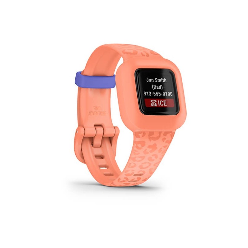 Garmin Vivofit Jr. 3 MIP Pulsera de actividad 1,4 cm (0.55") Durazno