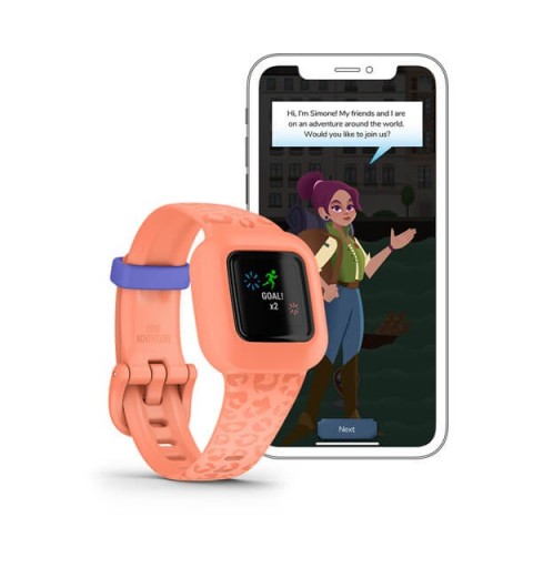 Garmin Vivofit Jr. 3 MIP Pulsera de actividad 1,4 cm (0.55") Durazno
