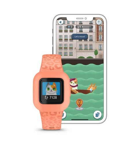 Garmin Vivofit Jr. 3 MIP Pulsera de actividad 1,4 cm (0.55") Durazno