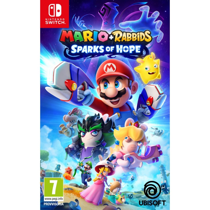 Nintendo Mario + Rabbids Sparks of Hope Estándar+Complemento Alemán, Inglés, Español, Francés, Italiano Nintendo Switch