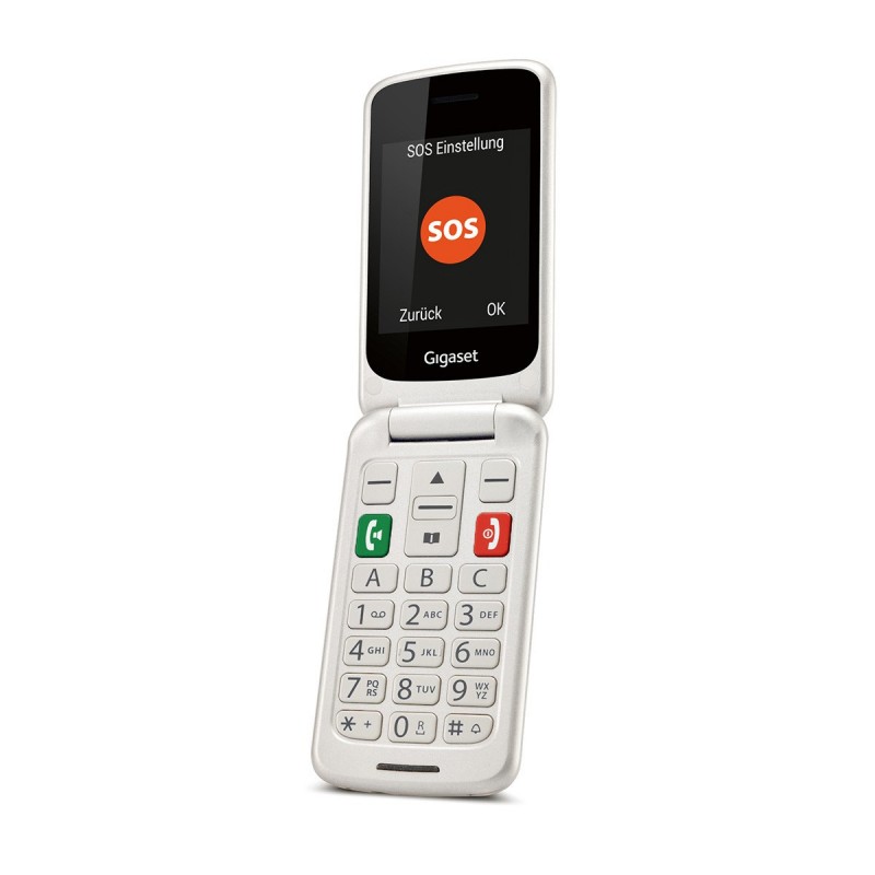 Gigaset GL590 7,11 cm (2.8 Zoll) 113 g Weiß Seniorentelefon