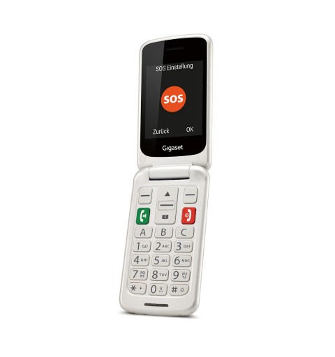 Gigaset GL590 7,11 cm (2.8") 113 g Blanco Teléfono para personas mayores