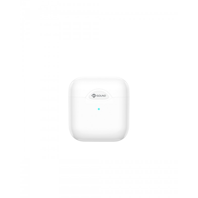 Meliconi Safe Pods Evo Kopfhörer True Wireless Stereo (TWS) im Ohr Anrufe Musik Bluetooth Orange, Weiß