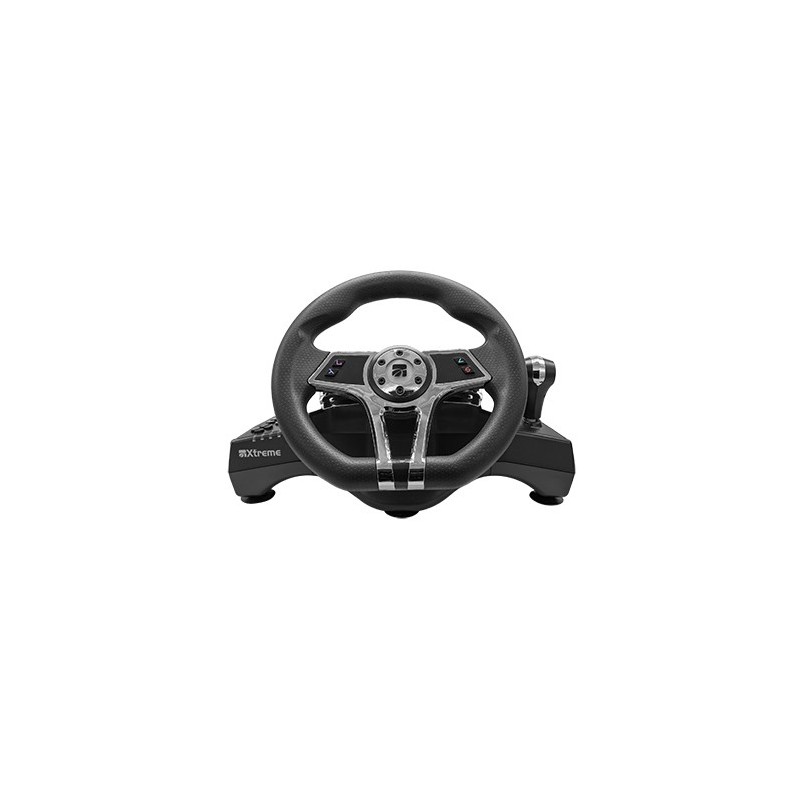 Xtreme Hurricane Black USB Steering wheel + Pedals Analogue Digital PlayStation 5