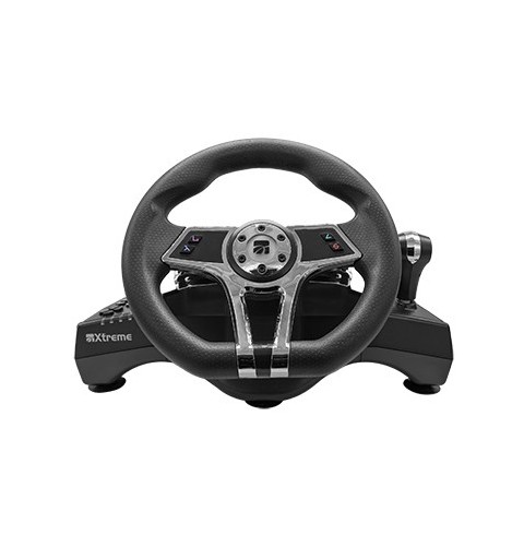 Xtreme Hurricane Black USB Steering wheel + Pedals Analogue Digital PlayStation 5